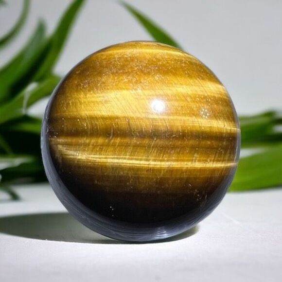 Tiger Eye Crystal Mini Sphere‎ (#2) - Picture 1 of 14